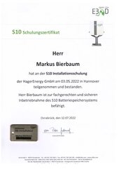 S10 Installationsschulung S10 Installationsschulung