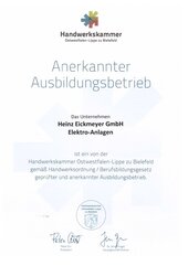 Handwerkskammer Ausbildungsbetrieb Handwerkskammer Ausbildungsbetrieb